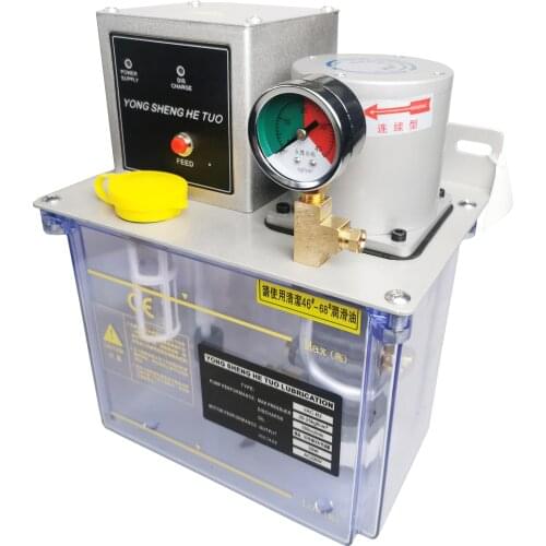CE long running electric lubrication oil pump lubricator 220V PLC Continously workable for CNC centralized lubrication
