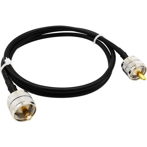 PL259 to PL259 RG58 coaxial cable UHF Male connector coax CB Cable for CB Radio Amateur Radio Antenna Analyzer SWR Meter