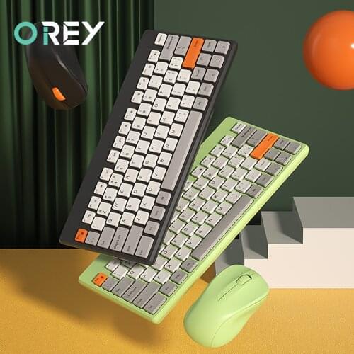 Slient Wireless Keyboard Mouse Combo Ergonomic Portable Gaming Keyboard Mouse Set For Macbook Laptop PC Gamer Computer Keyboard