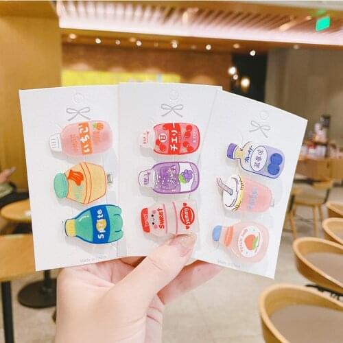 Korea Cute Girl Hair Accessories Kawaii Small Hair Clip Hairstyle Decoration Newly Design Hairpin Ladies Hair Barrette Wholesale