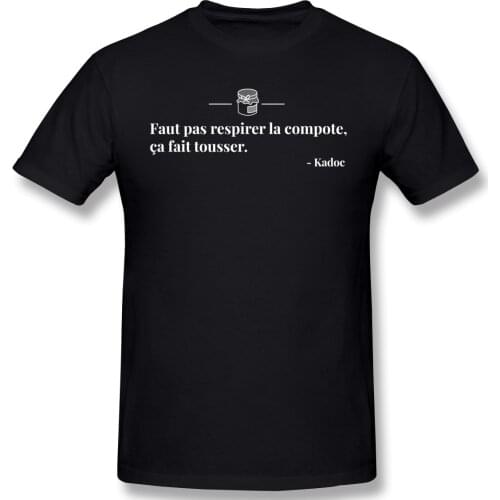 Kaamelott Kadoc Quote T Shirt Harajuku Oversized Cotton Crewneck Short Sleeve Men Tshirt