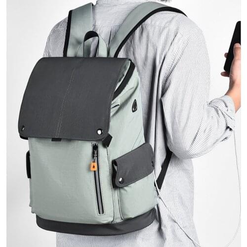 2021 New School Backpack Men Boy 15 Inch Laptop Backpacks Fashion College Junior High School Students Backpacks Sports Bag