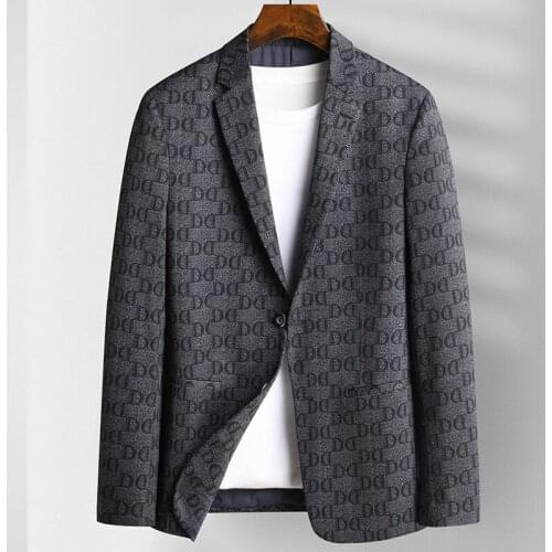 2021 autumn and winter new mens casual suits stretch slim Korean small suit youth trend single western jacket men