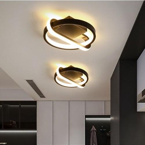 Simple New Modern LED Pendant Ceiling Lights For Living Study Room Bedroom Aisle Corridor Iron Aluminum Home Indoor Lighting