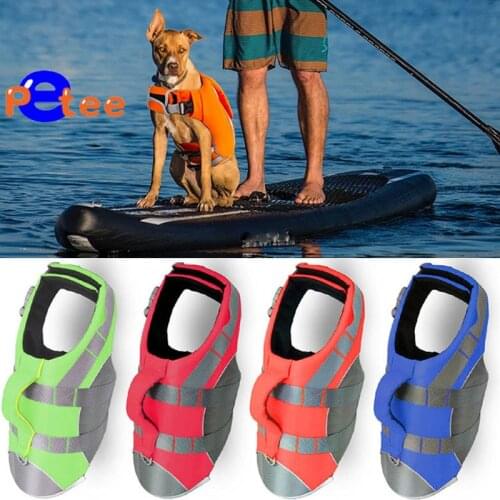 Dog Life Vest Summer Reflective Pet Life Jacket Dog Safety Clothes Dogs Swimwear Pets Safety Swimming Suit Chaleco Salvavidas
