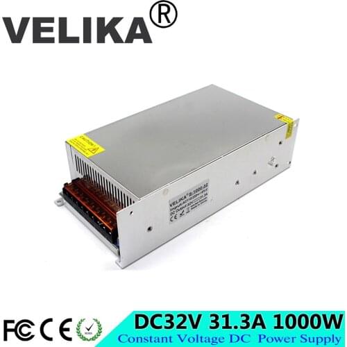 High Power DC32V 31.3A 1000W Switch Power Supply Transformer 110 220V AC DC 32V SMPS for CNC Industry Mechanical Equipment Light