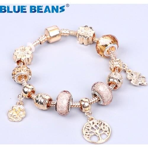 2020 Bracelets For Women Beads Bracelet Jewelry Charms Gold Bracelet Girls String Crystal Bracelet Stainless Steel Boho Punk