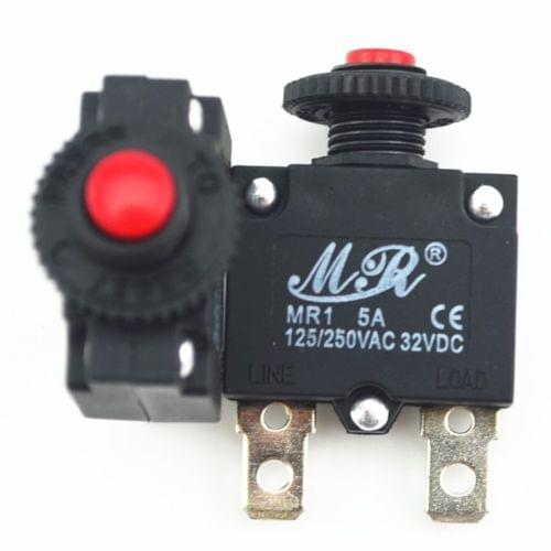 10Pcs 5A Circuit Breaker Overload Protector Switch Fuse