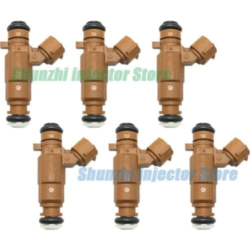6PCS Fuel Injector Nozzle For FIT HYUNDAIKIA Shuma Sephia Sedan Hatchback Saloon 1.5L 0K2A513250