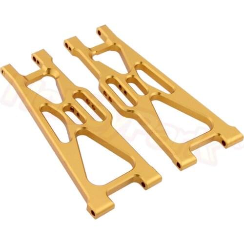 Aluminum Rear Lower Suspension Arm For RC 1:10 Electric Himoto E10MT E10MTL Bowie Monster Truck Upgrade Parts 33603G 31604