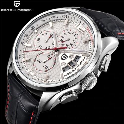 PAGANI DESIGN Watch Men Luxury Brands Chrononraph Military Watches Leather Quartz Watches Clock Relogio Masculino reloj hombre