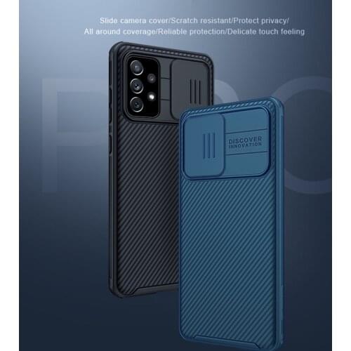 Case for Samsung A72 A52 5G 4G NILLKIN Camera Lens Protection Slide Protect Hard Back Cover Case for Samsung Galaxy A52 A72