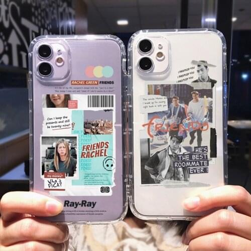 Phone Case for IPhone 11 12 Pro Max XS MAX 8 7 6 6S Plus SE2 XR Soft Shockproof Clear Capa Central Perk Qutoes BFF Friends Cover
