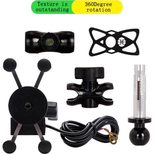 For YAMAHA YZFR1 YZFR6 YZFR6S Phone Holder USB Charger Motorcycle GPS Navigation Bracket YZF R1 R6 R6S