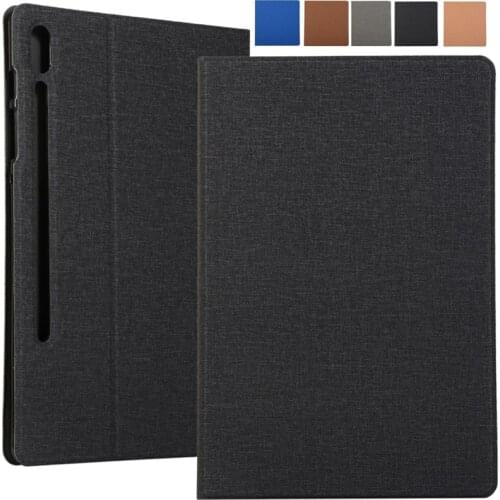 For Samsung SM-T870 T875 T876B 11" New Tablet Funda Stand Cover for Samsung Galaxy Tab S7 Case 2020 PU Skin Shell Flip Case Pen