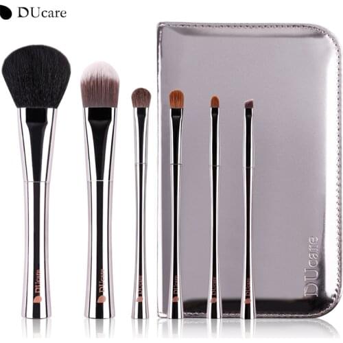 DUcare 6pcs Makeup brush set Luxury Brushes with Bag the most Nice and Most Amazing Makeup Brushes Beauty Essential brushes