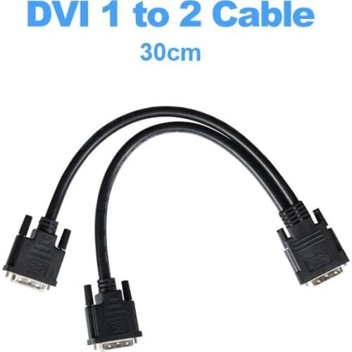 Original factory dvi line link computer monitor 1 to 2 dvi splitter 30 cable for led vido display