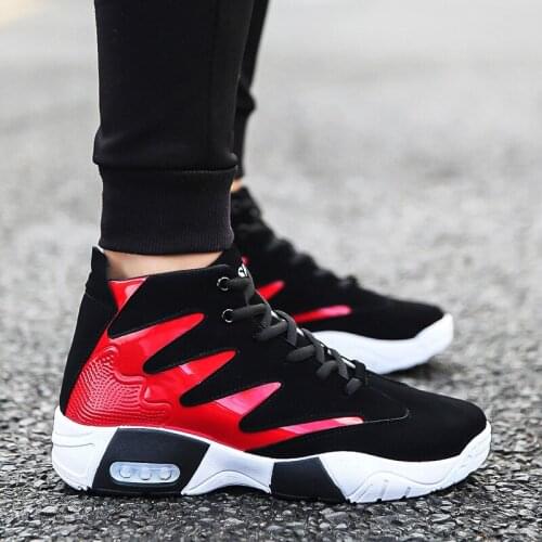 Spring and autumn Men Shoes New Color Matching Shock Sneakers Fashion Sneakers Casual Mens Shoes Thick High Top Trend D9-46