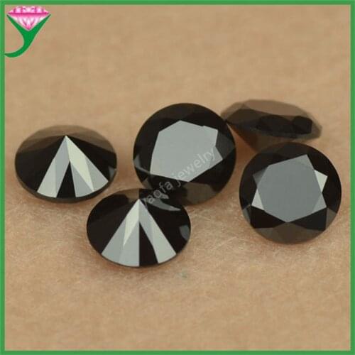 Wholesale 4~10mm 5A Natural Black Spinel Beads Round Shape Brilliant Cut Loose Natural Gems Stone For DIY Jewelry Making