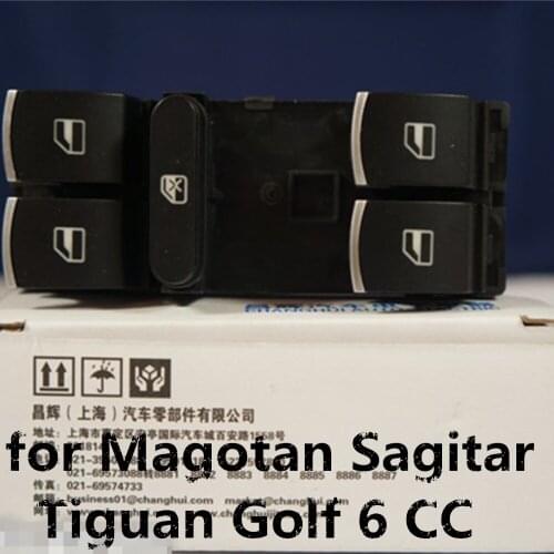 Polarlander Original Electric Window Switch 5ND959857 for M/agotan/S/agitar/Ti/guan/G/olf 6/CC Left Front Door Master