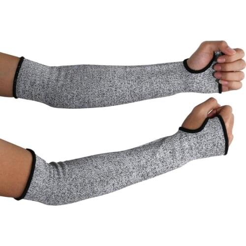 36.5x12cm self-defense arm protectors gloves protectors glass factory hppe anti-cut outdoor garden gloves household