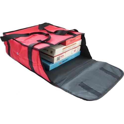 PK-39P: 16 - 18 Inch Pizza Delivery Tote Bag, Thermal Delivery Bags, Hot Pizza Bag, 18" L x 18" W x 7" H