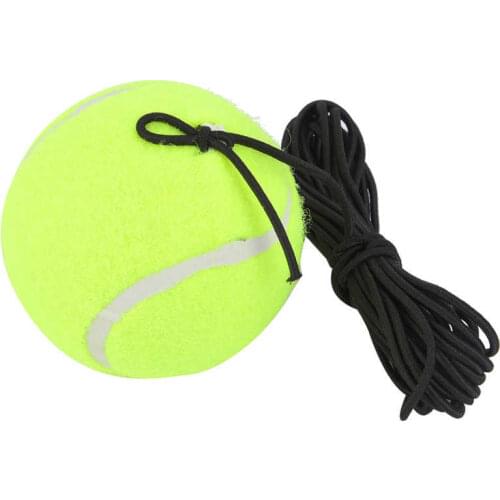 Professional Tennis Training Ball With 4m Elastic Rope Single Tennis Training Device Tennis Practice Rebound Device