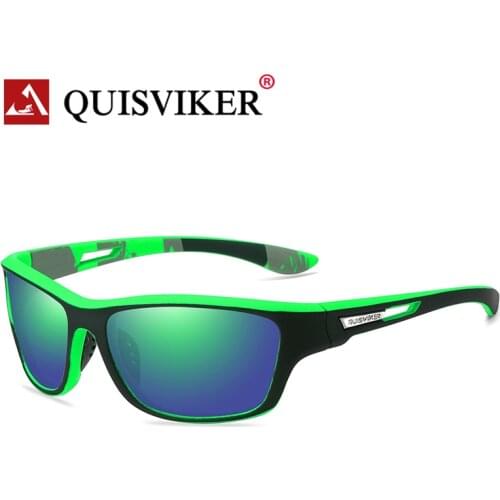 QUISVIKER BRAND Design NEW Sunglasses Men Polarized Sun Glasses Women Male Female Vintage Driving Eyewear UV400 Square Goggles