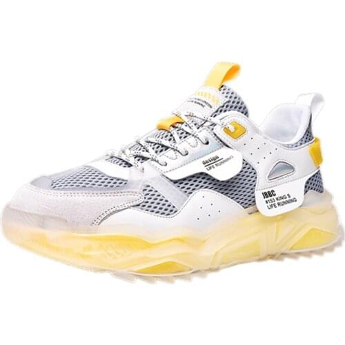 RASMEUP Fashion Couple Sports Shoes Brand Running Shoes Men and Women Jogging Shoe Outdoor Sports Shoes Trend Lace Up Walk Shoes