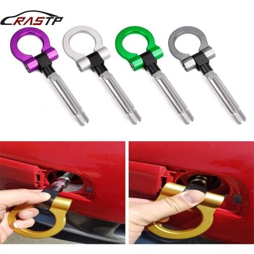 RASTP-Universal Aluminum Car Tow Hook Screw-on Racing Tow Hook Automobile For Toyota/Scion Lexus/Yaris Old RS-TH008-6