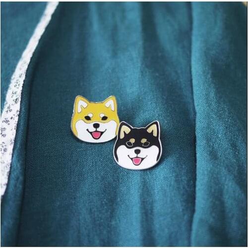 Luxury SHIBA INU Brooches Shiba Doge 3D Badge Brooch Metal Shiba Inus Pins Fan Club Gift Collectibles For clothes Hat Bag