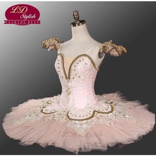 Adult Pink Ballet Tutu Professional Stage Dancewear Blue And White Classical Ballet Performance Costumes LD0028