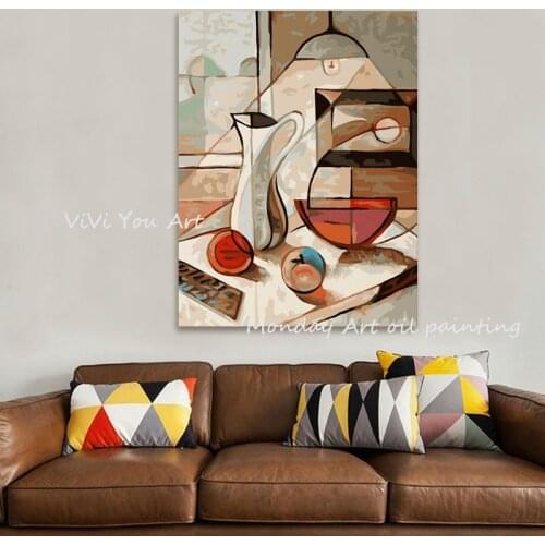 Hand painted Picasso Oil painting abstract oil painting modular painting wall pictures for bedroom figure artwork wall picture