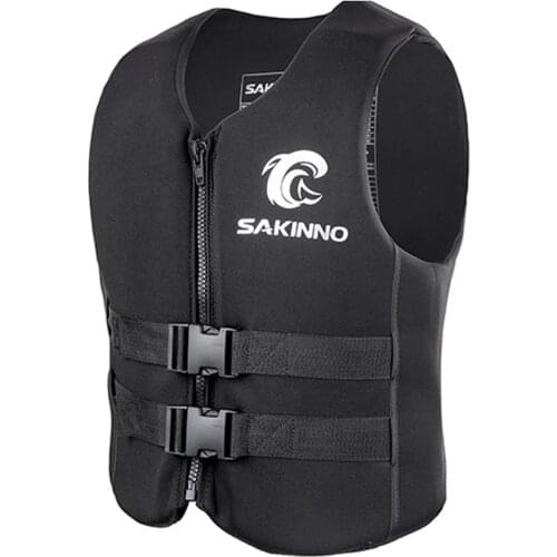 Adults Life Jacket Surf Raft Motorboats Vest Jet Ski Kayak Wakeboard Fishing Vest Rescue Boat Swimming Surf Sailing Safety Vest