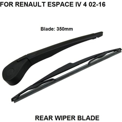 New Rear Window Windshield Windscreen Wiper Arm & Blade For Renault Espace MK 4 IV 5-door MPV 2002-2016 14'' 350mm