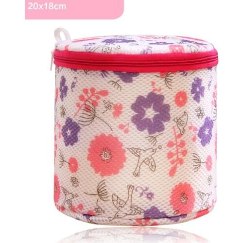 Wonderlife plus thick thick and fine mesh embroidered laundry bag bra underwear socks wash bag shirt clothes wash bag
