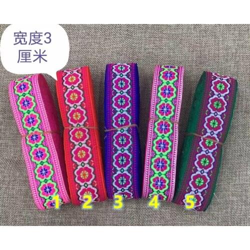 3cm ethnic style folk style nation style jacquard ribbon,jacquard webbing,garment ribbon,shoes ribbon,bag ribbon,YY0701F