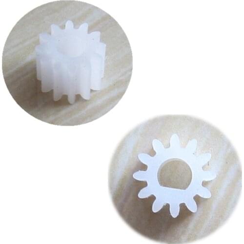 0.5M 12T POM PlasticGear 3mm D-Hole DIY Model Motor Main Shaft Gear