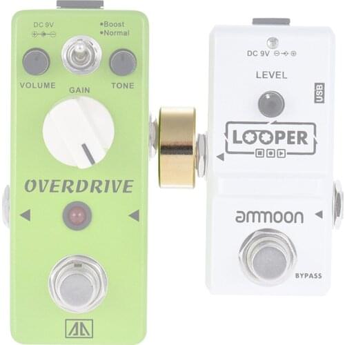 2 Pack 1/4 Inch 6.35mm Z Type Guitar Effect Pedal Connector Coupler High Quality Guitar Pedal Board Accessory