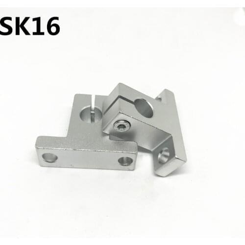 4pcs SK16 16mm linear bearing rail shaft support XYZ Table CNC Router SH16A Free Shipping