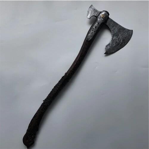 93cm God of War 4 Cosplay Kratos Axe Leviathan Axe Prop Weapon Role Playing Game Movie Cos Ghost Axe PU Weapon Model Toy Prop
