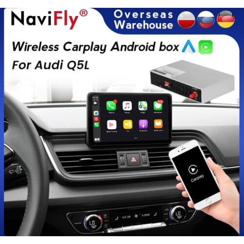 Wireless Apple Carplay Android BOX For Audi AUDI Q5L 2010-2018 Android Auto Car Play Box Support Reversing camera SWC