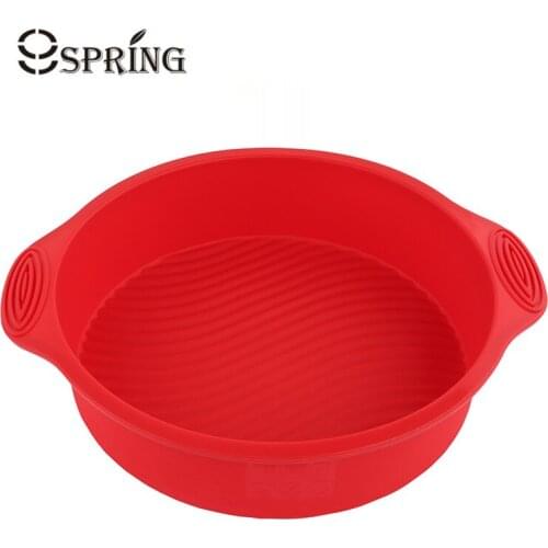 Big Round Silicone Cake Mold Non Stick Dessert Cake Pan Tray 3D Birthday Cake Mold DIY Silicone Baking Tools Kitchen Bakeware