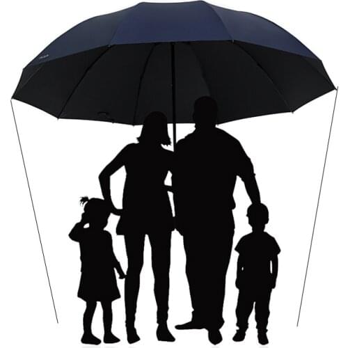 130CM Large Golf Umbrella Rain Women Windproof Large Folding Umbrella High Quality Men Business Double Umbrellas UBY28