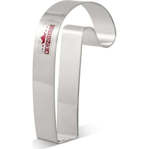 KENIAO Christmas Candy Cane Cookie Cutter for Christmas Party Biscuit / Fondant / Pastry Cutter -6.2 x 10.7cm- Stainless Steel