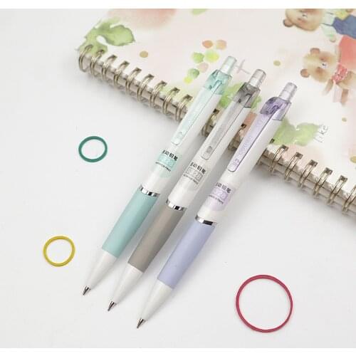 Mechanical Pencil 0.5/0.7mm 2B Triangular Penholder Plastic Automatic Pencil Painting Writing School Supplies Send 2 Box Refills