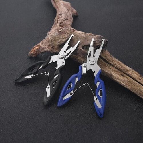 Multi-Function Fishing Pliers Outdoor Purpose line scissors control with hook road sub plie
