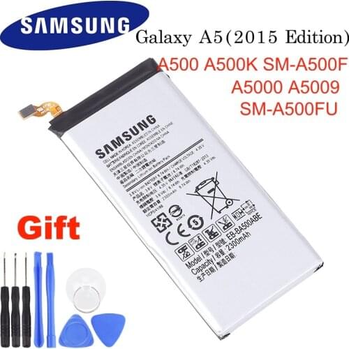 EB-BA500ABE 2300mAh Original Samsung battery for Samsung Galaxy A5(2015 edition) A500 SM-A500F A500F A500K SM-A500FU A5000 A5009