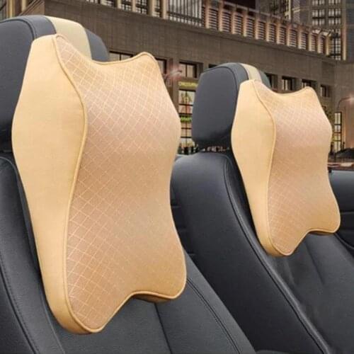 Memory Cotton Auto Car Seat Headrest Head Neck Rest Pad Sleep Pillow Cushion Headrest Pillow Neck Cushion Support
