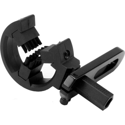 Arrow Rest In Camo Black Lightweight Compound Bow Archery Brush Capture Arrow Rest With 3 Brushes for Outdoor Hunting Accessory